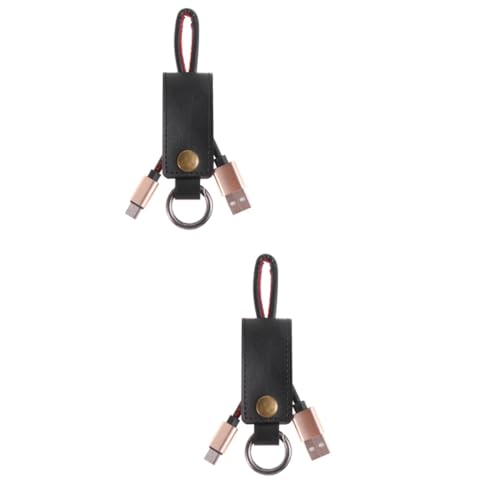 UKCOCO 2pcs chargeur de téléphone porte-clés lanière de téléphone portable câble de charge portable câble de données USB chargeur USB chargeur USB porte-clés de chargement USB câble USB porte-clés PU porte-clés câble de données
 Fiche Technique et Prix au Maroc