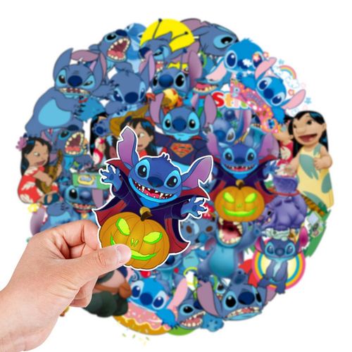 25 X01 Cute Stitch Cartoon Stickers Anime Kids Toys Decorative Skateboard
 Fiche Technique et Prix au Maroc