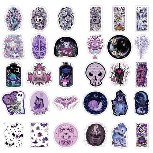 25 X04 Gothic Halloween Ghost Graffiti Stickers Cartoon Children Stickers DIY Skateboard
 Fiche Technique et Prix au Maroc