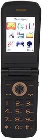 Téléphone à clapet débloqué, écran large 26 x 18, double haut-parleur magnétique, téléphone portable senior, utilisation en intérieur, États-Unis (rouge)
 Fiche Technique et Prix au Maroc