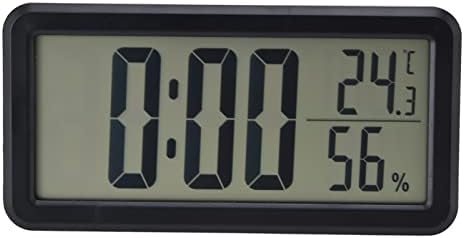 Horloge électronique Numérique, Réveil électronique Numérique LCD Noir Température et Humidité Portable Réveil Mural Horloge électronique de Bureau Convient pour Bureau Dortoir
 Avis, Fiche Technique et Prix au Maroc