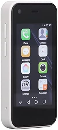 Mini smartphone, petit téléphone pour enfant, 3G 2,5 pouces WiFi GPS 1 Go de RAM 8 Go ROM 5 MP Quad Core Dual SIM, petit téléphone débloqué pour téléphone portable Android (blanc nacré)
 Fiche Technique et Prix au Maroc