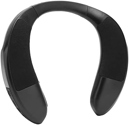 Haut-parleur Bluetooth Tour de Cou, Haut-parleur Mains Libres Portable sans Fil HIFI avec Son Surround 3D, Micro Antibruit Intégré, Lecteur MP3, Prend en Charge la Carte Mémoire, pour les Sports de Pl
 Avis, Fiche Technique et Prix au Maroc