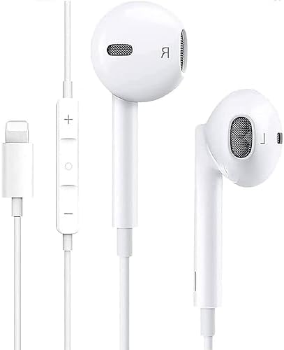 Écouteurs/Écouteur Insonorisé Réduction du Bruit Compatible avec iPhone, Casque Filaire avec Micro et Contrôle du Volume Compatible avec iPhone 14/14 Pro/13/12/12Pro/SE/11/11Pro Max/XS Max/X/XR/8/7
 Avis, Fiche Technique et Prix au Maroc