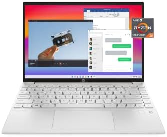 Ordinateur portable HP Pavilion Aero 13, AMD Ryzen 5 5625U, 8 Go de RAM, 512 Go SSD, écran WUXGA IPS 13", Windows 11 Famille, rapport d'aspect 16:10, conception fine, clavier rétroéclairé, longue durée de vie de la batterie (13-be1010nr, 2022 )
 Fiche Technique et Prix au Maroc
