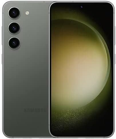 Téléphone portable Galaxy S23, smartphone Android débloqué en usine sans SIM, 256 Go de stockage, appareil photo 50 MP, mode nuit, longue durée de vie de la batterie, affichage adaptatif, version internationale coréenne, 2023, vert
 Fiche Technique et Prix au Maroc