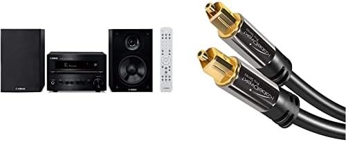 Yamaha MCR-B370D Chaînes Hi-FI Tuner Dab/ Dab+ Noir & KabelDirekt 3m câble Audio numérique Optique / câble TOSLINK (TOSLINK vers TOSLINK, câble Fibre Optique pour Home cinéma, PS4, Xbox) Pro Series
 Avis, Fiche Technique et Prix au Maroc