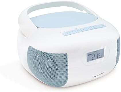 Metronic Lecteur CD Radio Portable Bluetooth Céleste, MP3 avec Port USB, Lecteur Carte Micro SD, Poste Radio CD - Bleu - 477187
 Avis, Fiche Technique et Prix au Maroc