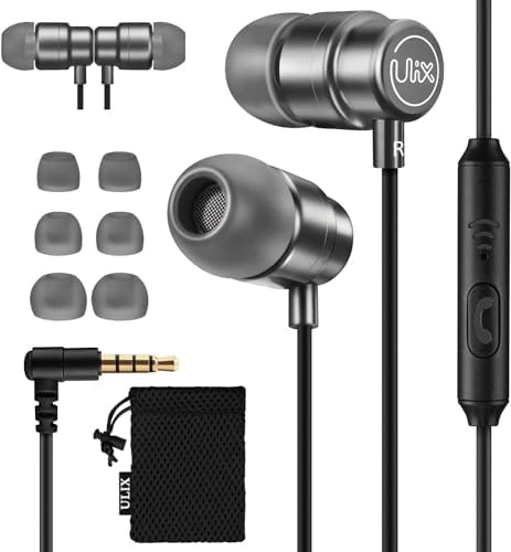 UliX Rider Ecouteurs Filaires, Écouteurs Intra-Auriculaire avec Microphone, Garantie 5 Ans, Jack 3.5mm, Casque Compatible avec Téléphones Portable Samsung, iPhone, Huawei, Xiaomi, Ordinateur
 Avis, Fiche Technique et Prix au Maroc