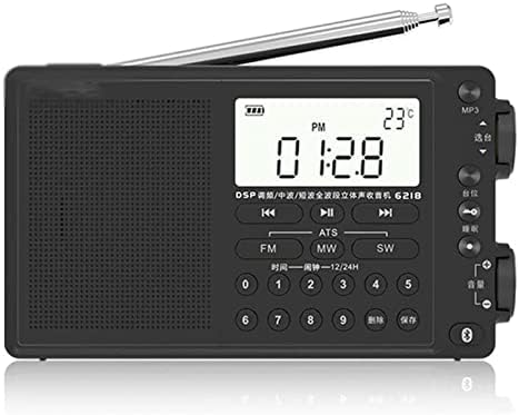 PWV Radio numérique, radios Dab Portables Bluetooth Haut-parleurs Band Plein écran LED Écran numérique Display 3 Modes d'alarme, Prise en Charge de la Radio rétro U Disk TF Carte
 Avis, Fiche Technique et Prix au Maroc