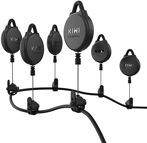 [Pro Version] KIWI design VR Gestion des câbles, 6 paquets de système de poulie VR compatible avec Quest/Rift S/Valve Index/HTC Vive/Vive Pro/HP Reverb G2/PSVR/PS VR2 Link Cable
 Fiche Technique et Prix au Maroc
