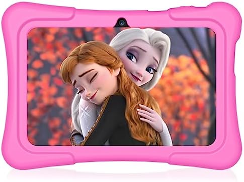 Tablette pour enfants 7 pouces Android 11 pour enfants, 3 Go de RAM 32 Go de ROM, tablettes pour tout-petits avec étui, Bluetooth, WiFi, contrôle parental, double caméra, GMS, éducatif, jeux
 Fiche Technique et Prix au Maroc