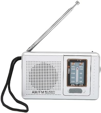 Biitfuu Portable Pocket Radio Silver Grey FM Mini Mini Radio Design élégant Taille Compacte Silver Grey Petite Miniature pour Radios de Douche
 Avis, Fiche Technique et Prix au Maroc