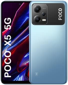 Xiaomi Poco X5 5G + 4G Volte Global débloqué 128 Go + 6 Go GSM 6,67" 48 mp Triple caméra (UNIQUEMENT Tmobile Mint Tello USA Market) + (Car Fast Car 51W Charger Bundle) (Bleu)
 Fiche Technique et Prix au Maroc