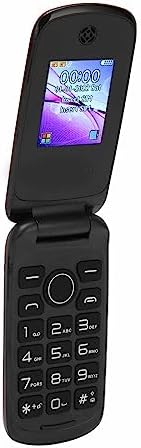 PUSOKEI Téléphone à clapet pour personnes âgées 2G, téléphone portable GSM débloqué, écran couleur de 1,77 pouces, double carte SIM, écran de 2,8 pouces, gros bouton, support de téléphone portable, lampe de poche, appareil photo MP3, 1200 mAh haute (rouge)
 Fiche Technique et Prix au Maroc
