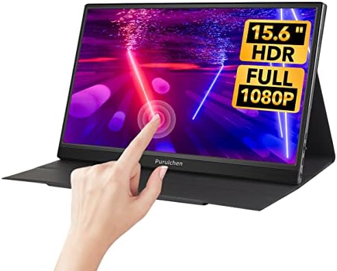 HTNZIR Moniteur portable à écran tactile, 15,6" 1920 x 1080 USBC HDMI, écran de jeu ultra fin IPS, couverture intelligente et haut-parleurs, Plug & Play, moniteur externe pour ordinateur portable, PC, téléphone, Mac, Xbox, PS4
 Fiche Technique et Prix au Maroc