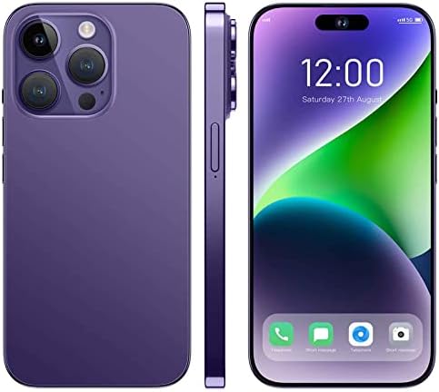 ExAchat G14 Pro MAX Téléphones portables débloqués, téléphone à écran HD de 6,82 pouces, téléphone double SIM 3 + 64 Go avec une carte mémoire de 128 Go pour Android 10 (quatre couleurs au choix) (violet)
 Fiche Technique et Prix au Maroc