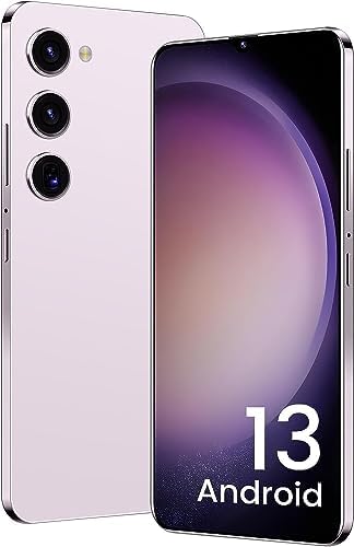 SANSHREUNI C23 Android 13 Téléphone débloqué, 6 Go + 256 Go, téléphones portables débloqués, écran FHD+ 6,1" 120 HzD, processeur Octa-Core, appareil photo principal 64 MP, batterie 5800 mAh, double SIM, GPS, smartphone Face ID 5G (violet)
 Fiche Technique et Prix au Maroc