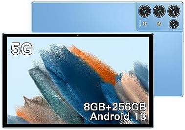 ExAchat Tablette Android 13, Tablette 10,1 pouces 8 Go + 256 Go 24MP Triple caméra 8000mAh 2.4/5G WiFi, Bluetooth 5.0 GPS Tablettes PC (Bleu)
 Fiche Technique et Prix au Maroc