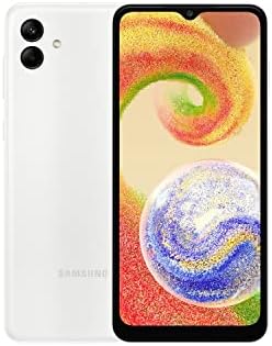 SAMSUNG Galaxy A04 4G LTE (64 Go + 4 Go) débloqué dans le monde entier (uniquement sur le marché T-Mobile/Mint/Metro USA) 6,5" Double caméra 50 MP + (avec chargeur de voiture rapide) (Blanc)
 Fiche Technique et Prix au Maroc
