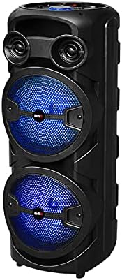 Haut-parleur Bluetooth BSL-S60 avec éclairage RVB | 2 haut-parleurs de 8 pouces | 2 x 15 W RMS | Batterie de 4 heures | Fonction karaoké | Radio FM | USB | TF
 Avis, Fiche Technique et Prix au Maroc