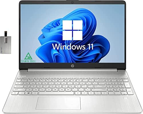 Ordinateur portable HP 2022 15,6" FHD, Intel Core i5-1135G7, 16 Go de RAM, 256 Go SSD PCIe, clavier pleine taille, lecteur d'empreintes digitales, carte graphique Iris Xe, webcam HD, Win 11, argent, carte USB Snow Bell 32 Go
 Fiche Technique et Prix au Maroc