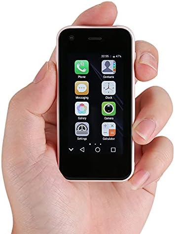 Sudroid Mini smartphone débloqué, 2,5 pouces, le plus petit téléphone portable au monde, réseau 3G, téléphone premium pour enfant, petit téléphone quad core (rose)
 Fiche Technique et Prix au Maroc