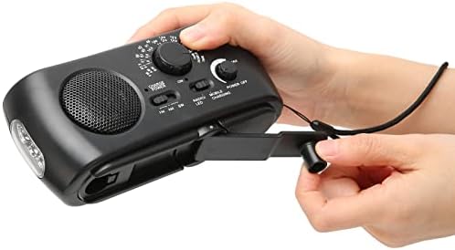 Biitfuu Radio Solaire Étanche Main Sw Radio Génération D'énergie D'urgence Extérieur Portable Lumière Manivelle Avec Am Fm Sw Led Pour Abs Radio Bande Extérieur Radios De Douche
 Avis, Fiche Technique et Prix au Maroc