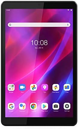 Lenovo Tab M8 (3e génération) 8" HD (1280 x 800) IPS 350 nits brillant, tactile, MediaTek Helio P22T jusqu'à 2,3 GHz, 8 cœurs, 3 Go de RAM, 32 Go eMMC, Bluetooth, WiFi, Android 11, gris fer, tissu EAT
 Fiche Technique et Prix au Maroc