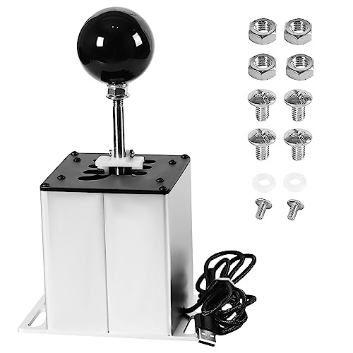 Manette de vitesse USB compatible avec volant Logitech G29/G27/G25/G920 T300RS/GT, applicable pour ATS ETS Dust WRC Sim Racing Games H Shifter avec poignée en fibre de carbone – 6+R blanc (système PC)
 Fiche Technique et Prix au Maroc