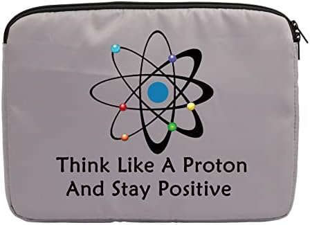 XYANFA Cadeau de chimiste Pensez comme un proton et restez positif Housse pour ordinateur portable Sac d'ordinateur Sac d'ordinateur de science atomique Cadeau
 Fiche Technique et Prix au Maroc