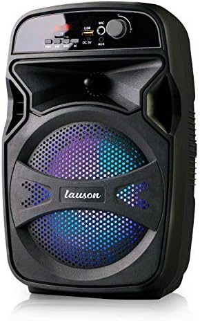 Lauson LLX34 Portable Speaker Fonction Karaoké | Haut-Parleur Bluetooth avec Lecteur USB/SD | Bluetooth Kareoke avec Lumière RGB Multicolores | Batterie avec Autonomie de 6 HR | Radio intégrée
 Avis, Fiche Technique et Prix au Maroc