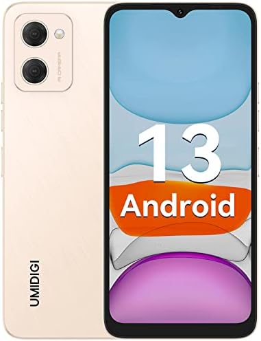 UMIDIGI G2 3/32 Go Téléphone portable débloqué, Android 13 double SIM, grand écran de 6,52 pouces, téléphone portable Android, batterie massive de 5150 mAh, 256 Go, stockage étendu, Dawn Gold…
 Fiche Technique et Prix au Maroc