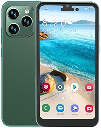 Alvinlite Smartphones débloqués, I14 Pro Max Android 11, 128 Go, téléphone intelligent débloqué, téléphone portable plein écran HD de 6,1 pouces, double carte SIM, téléphones portables Face ID débloqués 4G avec 4000 mAh (vert)
 Fiche Technique et Prix au Maroc