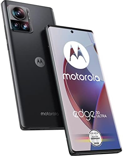 Motorola Edge 30 Ultra Dual-Sim 256 Go ROM + 12 Go de RAM (GSM uniquement | Pas de CDMA) Smartphone 5G débloqué en usine (noir interstellaire) - Version internationale
 Fiche Technique et Prix au Maroc