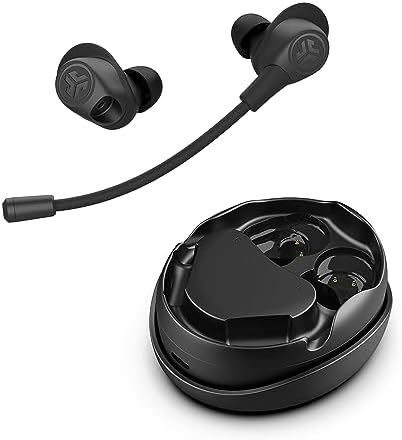 JLab Work Buds Écouteurs intra-auriculaires sans fil avec micro perche antibruit amovible, noir, longue durée de lecture totale de plus de 55 heures, Bluetooth multipoint, station de chargement USB-C
 Fiche Technique et Prix au Maroc