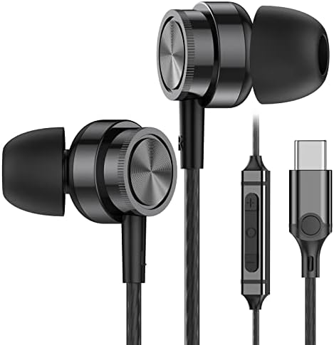 Ecouteur USB C pour Samsung Galaxy S23 Ultra S22 S21 FE S20 A54, Écouteurs USB Type C avec Microphones de Type C Écouteurs filaires compatibles avec iPad Pro 2022/2021, Pixel 7/6/5/4
 Avis, Fiche Technique et Prix au Maroc