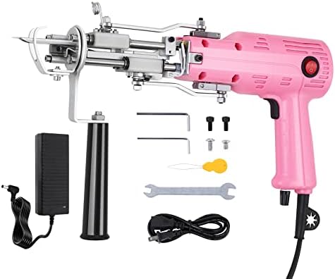 Pistolet à touffeter 2 en 1, Kit de démarrage de Machine à pistolet à poils coupés en boucle, nouveau Kit de touffetage de tapis électrique pour la fabrication de tapis
 Fiche Technique et Prix au Maroc
