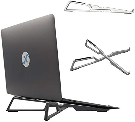 FlexVerk Support élévateur portable pour ordinateur portable - Support d'ordinateur léger et réglable, ergonomique, pliable - Compatible avec Apple MacBook Pro et Air, HP, Dell, tablette et plus encore 10" - 16" (argent)
 Fiche Technique et Prix au Maroc
