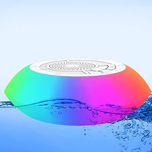 MONODEAL Enceinte Bluetooth Portable Étanche Haut Parleur de Douche sans Fil Haute stéréo LED Lumière Ventouse puissante, Stéréo, Radio, Enceinte Piscine
 Avis, Fiche Technique et Prix au Maroc