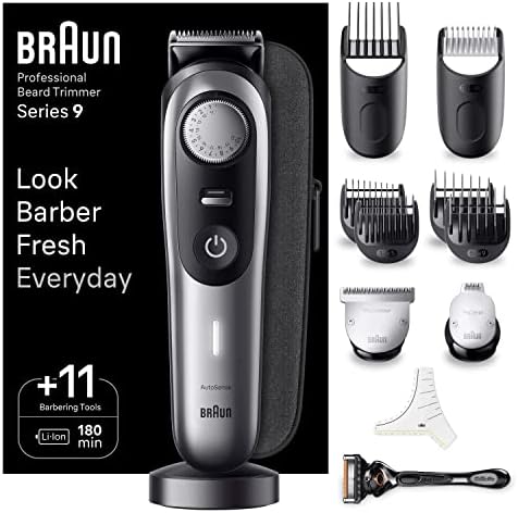 Braun Tondeuse À Barbe Series 9 BT9440 Tondeuse À Barbe Avec Outils Professionnels Et 180 Minutes D’autonomie
 Avis, Fiche Technique et Prix au Maroc