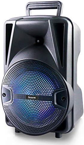 Lauson LLX35 Enceinte Bluetooth Portable Puissante | Lumières LED de Couleurs | Grosse Enceinte Karaoke | Haut-parleurs Trolley Portables | Batterie de 12 Heures | Fonction Karaoke | Radio FM | USB
 Avis, Fiche Technique et Prix au Maroc