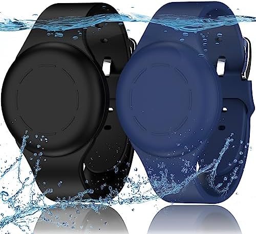 R-fun Lot de 2 Bracelets étanches pour Enfants compatibles avec Apple Air Tag Tracker avec Silicone Souple, Coque Anti-Perte pour Enfants,Bleu Nuit/Noir
 Avis, Fiche Technique et Prix au Maroc
