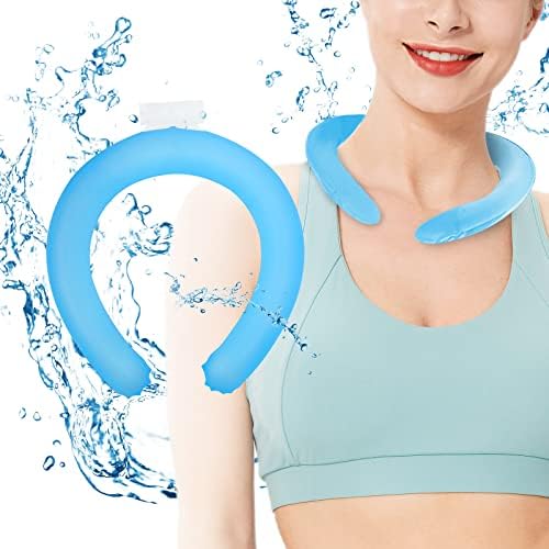 Vanvene Refroidisseur de cou, tube de refroidissement du cou, enveloppes de refroidissement portables réutilisables pour la chaleur estivale, refroidissement intérieur extérieur et dissipation de la chaleur
 Fiche Technique et Prix au Maroc