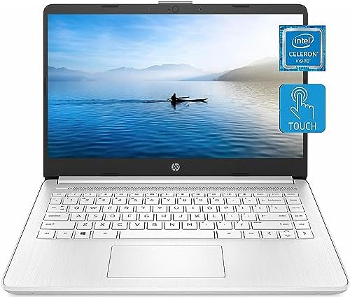 Ordinateur portable à écran tactile HP Stream, écran 14 HD (1 366 x 768), Intel Celeron N4020, 2 cœurs, 2,8 GHz, 32 Go de RAM, 128 Go de stockage (eMMC 64 Go + carte 64 Go), 1 an Microsoft 365, Win11, blanc flocon de neige, avec GaLiMu
 Fiche Technique et Prix au Maroc