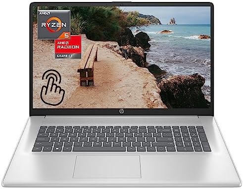 Ordinateur portable à écran tactile HP 17,3" HD (1 600 x 900), processeur AMD Ryzen 5 7530U, carte graphique AMD Radeon, Wi-Fi 6, Bluetooth 5.3, Windows 11 (32 Go de RAM | SSD PCIe 1 To)
 Fiche Technique et Prix au Maroc