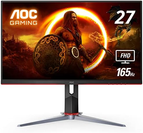 Moniteur de jeu AOC 27G2S 27", Full HD 1920 x 1080, 165 Hz 1 ms, compatible G-SYNC, 3 ans Zero-Bright-Dot, noir
 Fiche Technique et Prix au Maroc