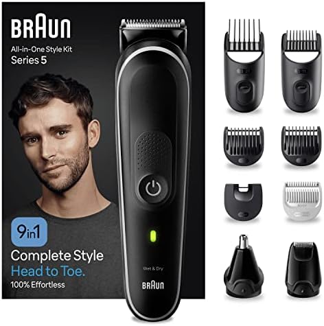 Braun Tondeuse Tout-En-Un Series 5 MGK5410, 9-En-1, Kit Pour Barbe, Cheveux & Bien Plus
 Avis, Fiche Technique et Prix au Maroc