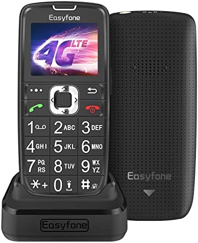 Easyfone Prime-A6 4G Téléphone portable à gros boutons pour personnes âgées |  Facile à utiliser |  Son clair |  Bouton SOS |  Carte SIM et forfaits flexibles |  Station de chargement pratique
 Fiche Technique et Prix au Maroc