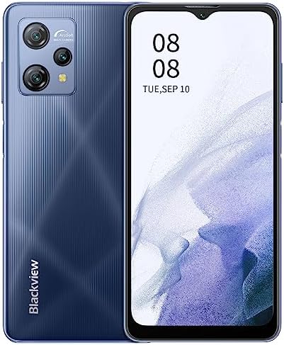 Blackview A53 Téléphone débloqué, 7 Go + 32 Go/SD 128 Go, téléphones Android extensibles, téléphone portable Android 12, triple emplacement pour carte SIM, batterie 5080 mAh, écran HD+ de 6,517 pouces, téléphone portable Face ID
 Fiche Technique et Prix au Maroc